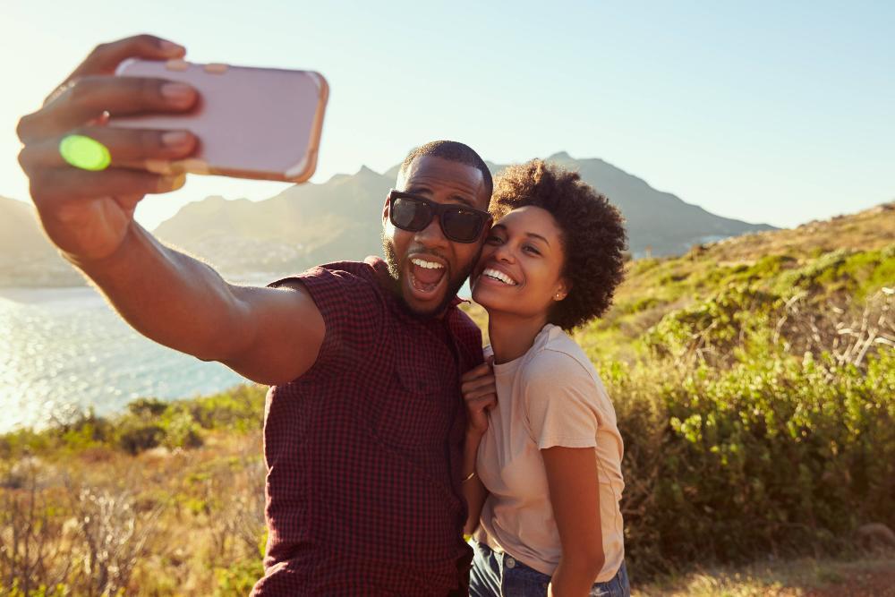 Man and woman with cosmetic dentistry in Urbandale