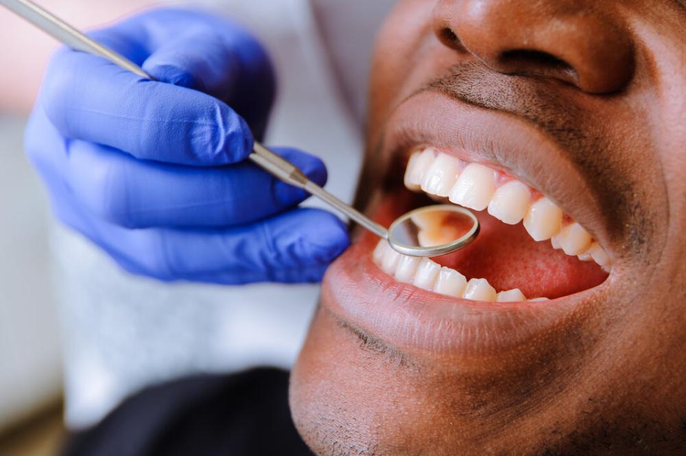 man getting periodontal treatment 