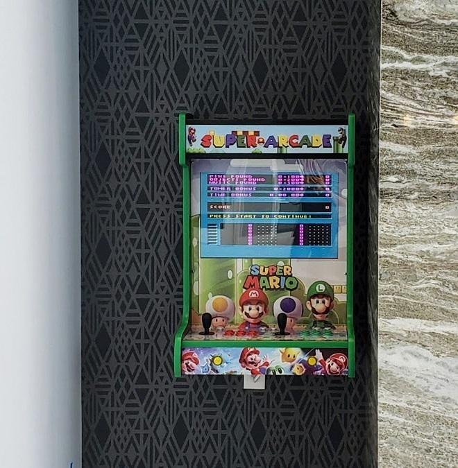 Arcade area for kids in Urbandale and Johnston dentist